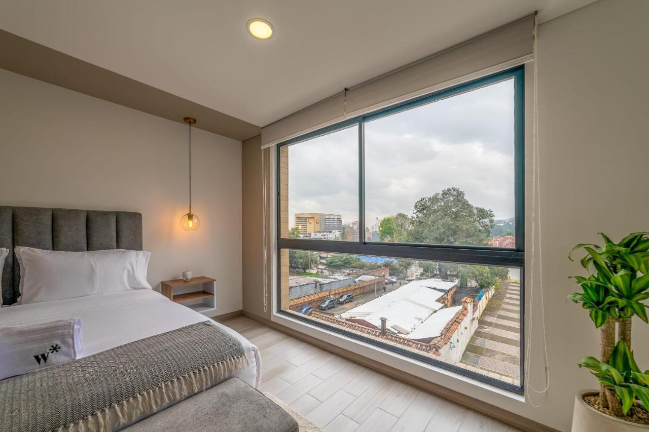 Modern Loft In Centro Internacional Lägenhet Bogotá Exteriör bild